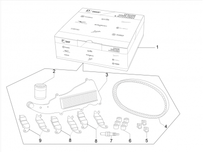 Complete wear and maintenance kit